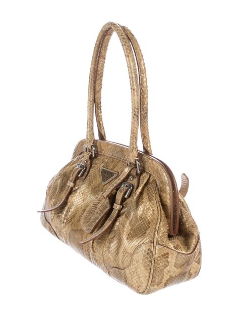 prada milano handbags online|Prada snakeskin handbag.